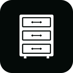 Simple dresser illustration